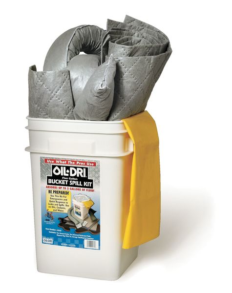 Sorbents, 5 gal. Universal Absorbed, White, Polyethylene
