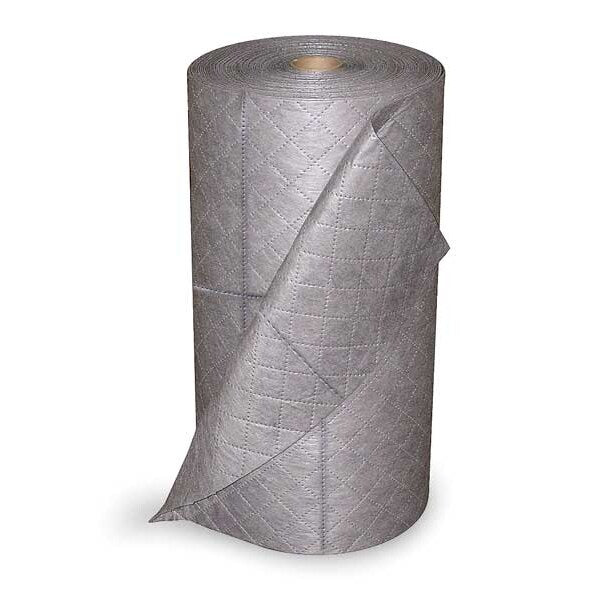 Sorbents, 44 gal/pk, Universal Absorbed, Gray, Polypropylene