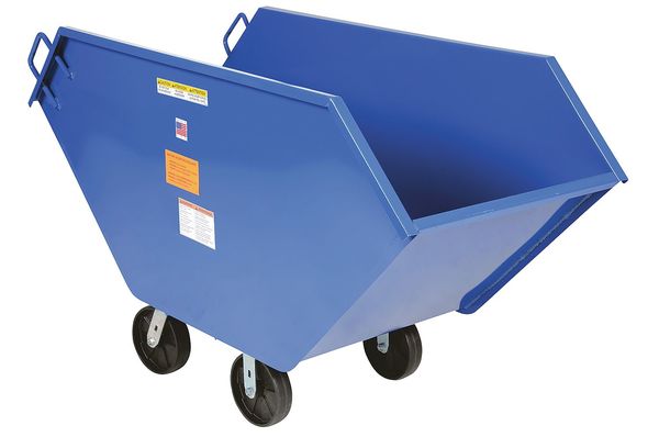 Hopper, 5/8 cu. yd., 1500 lb., 68 x 39 In.