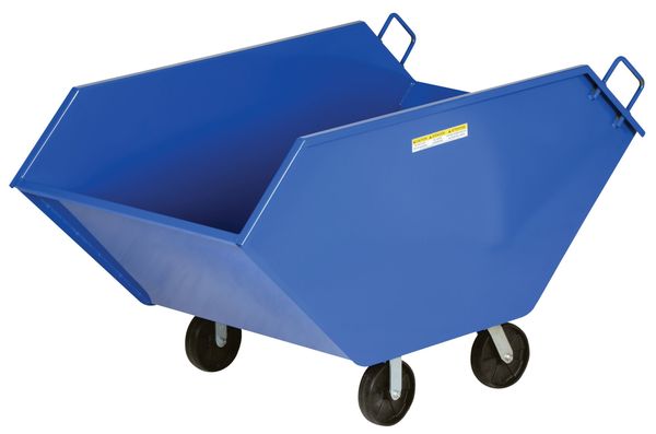 Hopper, 1 cu. yd., 2000 lb., 68 x 39 In.
