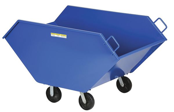 Hopper, 1 cu. yd., 2000 lb., 68 x 39 In.