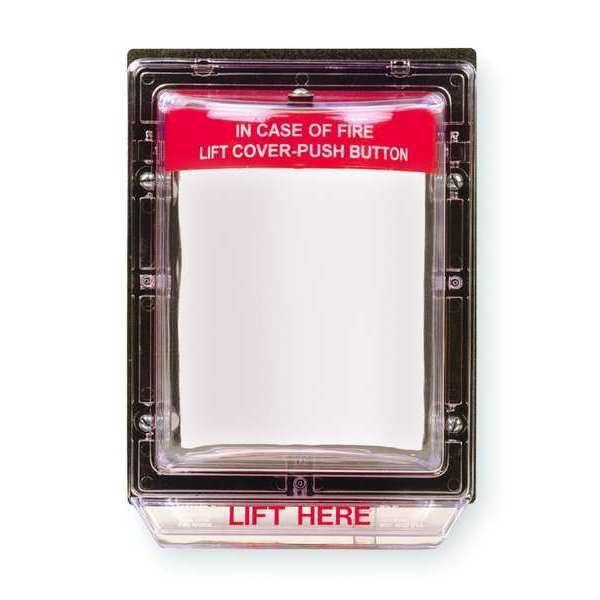 Pull Station Guard, Flush, 3-3/16inD