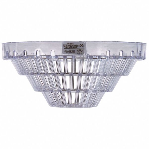 Smoke Detector Guard, Polycarbonate, Flush