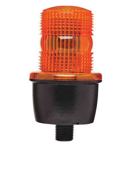 Low Profile Warning Light, LED, Amber, 24V