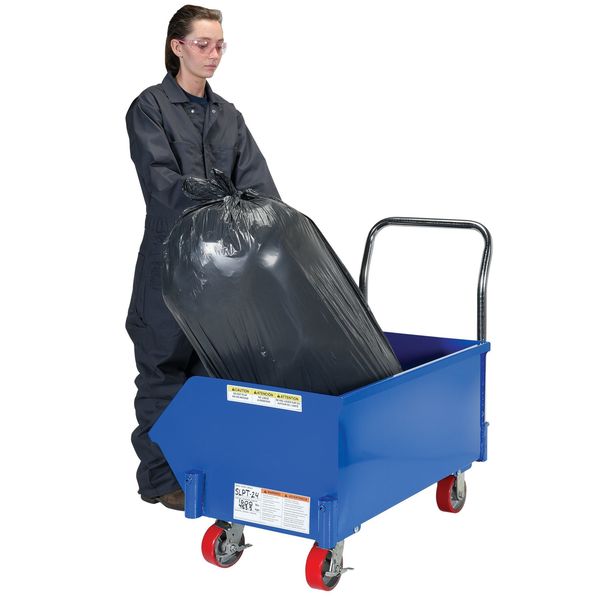 Hopper, Low-Profile, 1/4 cu. yd., 1000 lb.