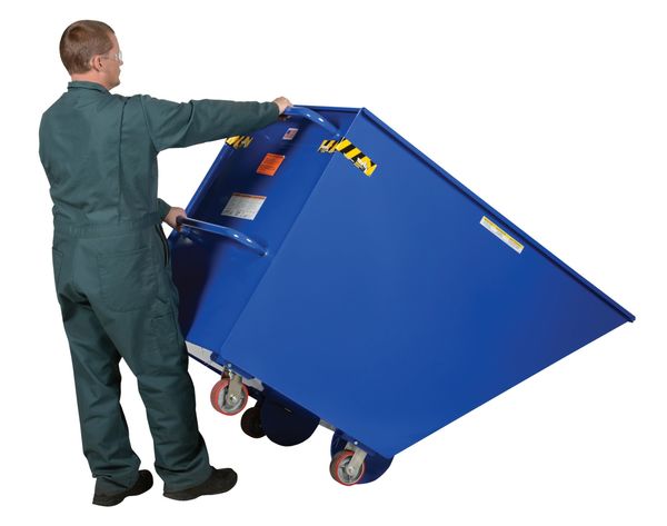 Hopper, 1-1/2 cu. yd., 2000 lb., 64 x 46 In