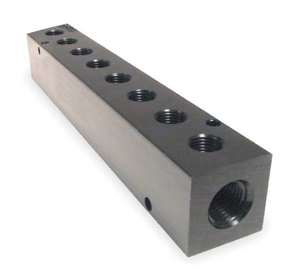 Manifold, Metal, NPT, 6-1/4 In. L