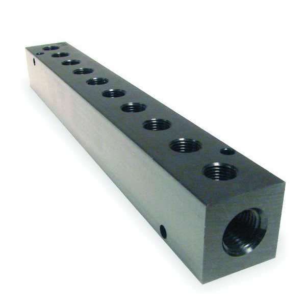 Manifold, Metal, NPT, 9-1/8 In. L