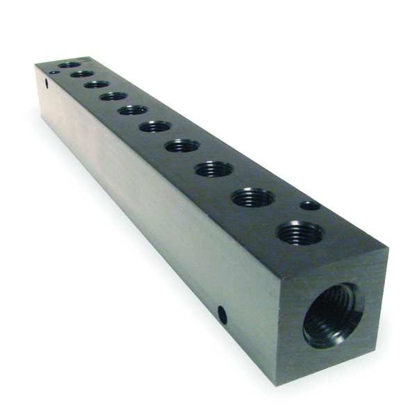 Manifold, Metal, NPT, 7-3/4 In. L