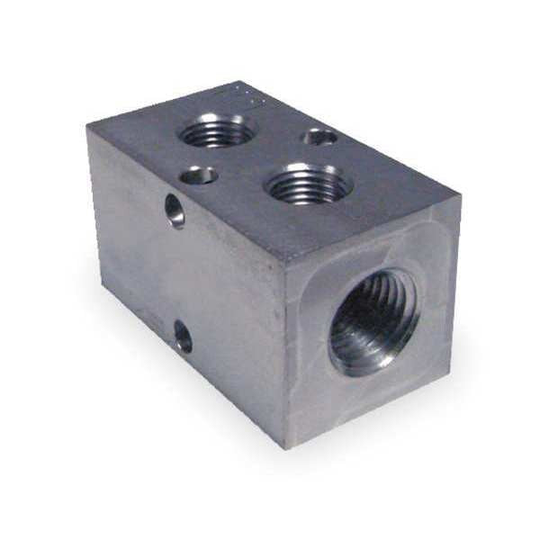 Manifold, Stainless Steel, NPT, 2-1/8 In. L