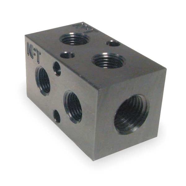 Manifold, 90, Metal, NPT, 1/2 In.