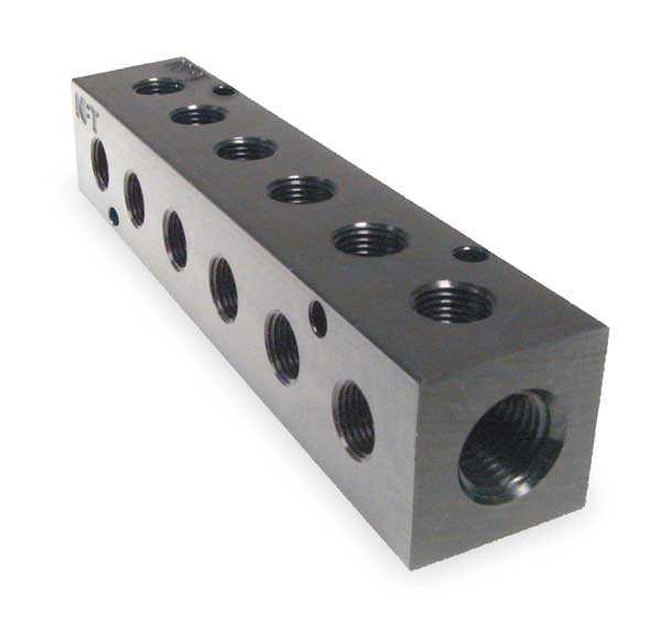 Manifold, 90, Metal, NPT, 1/2 In.