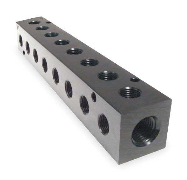 Manifold, 90, Metal, NPT, 1/2 In.