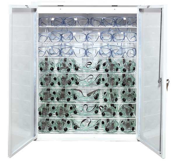 Eyewear Germicidal Cabinet, White