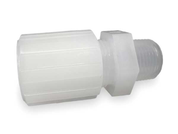 Male Straight Adapter, 45 deg., Flare