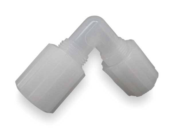 Union Elbow, 45 deg., PFA and PVDF, Flare