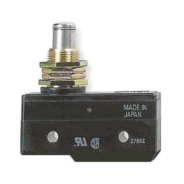 Industrial Snap Action Switch, Panel Mount, Plunger Actuator, SPDT, 20A @ 480V AC Contact Rating