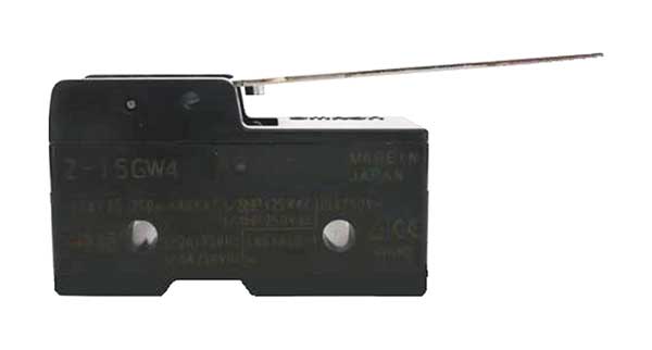 Industrial Snap Action Switch, Hinge, Lever Actuator, SPDT, 15A @ 480V AC Contact Rating