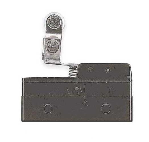 Industrial Snap Action Switch, Lever, Roller Actuator, SPDT, 15A @ 480V AC Contact Rating