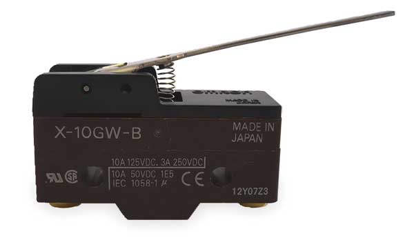 Industrial Snap Action Switch, Hinge, Lever Actuator, SPDT