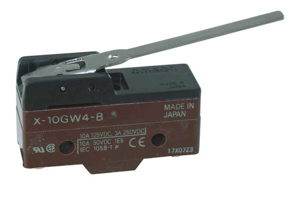 Industrial Snap Action Switch, Hinge, Lever Actuator, SPDT