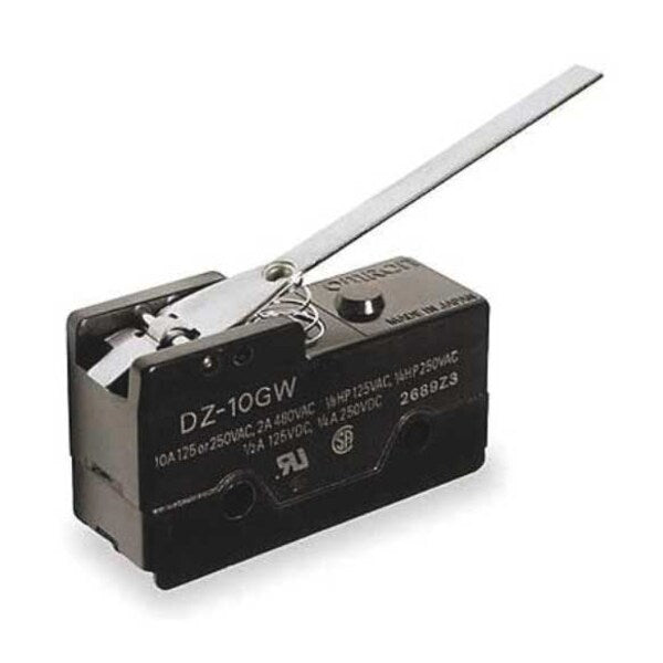 Industrial Snap Action Switch, Hinge, Lever Actuator, DPDT, 10A @ 240V AC Contact Rating