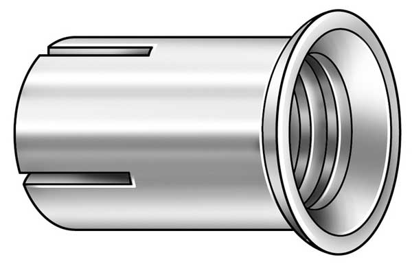 Multi-Set II Flanged Coil Thread Anchor, 1/2