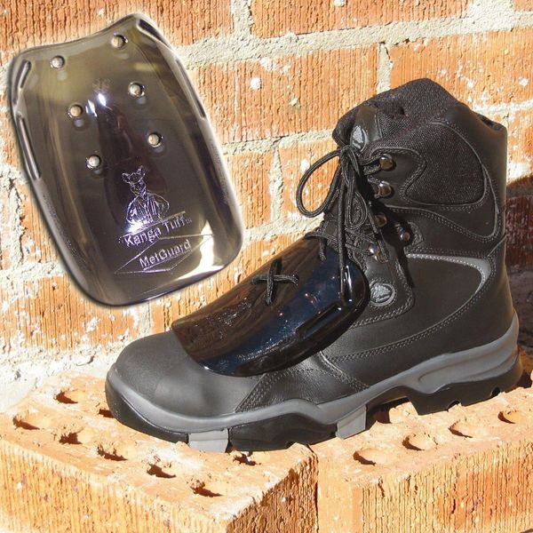 Metatarsal Guard, Foot Guard, Unisex, Polycarbonate, Lace Up, Black, Universal Size, 1 Pair