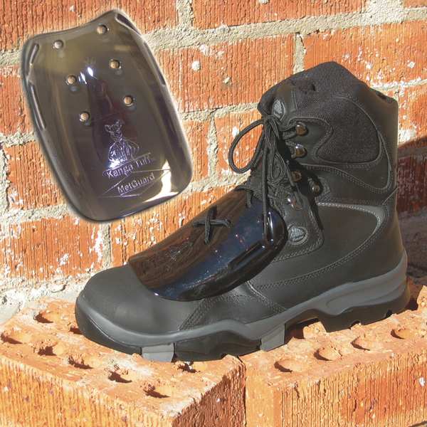 Metatarsal Guard, Foot Guard, Unisex, Polycarbonate, Lace Up, Black, Universal Size, 1 Pair