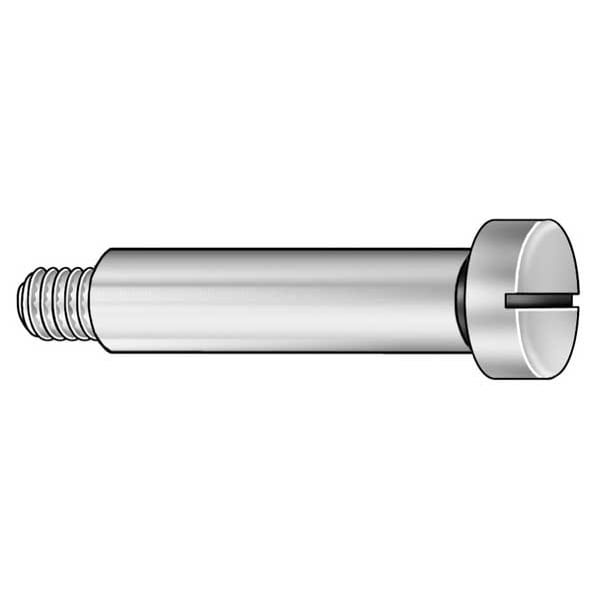 Self-Locking Precision Shoulder Screw, #8-32 Thr Sz, 3/16 in Thr Lg, 5/16 in Shoulder Lg, 5 PK