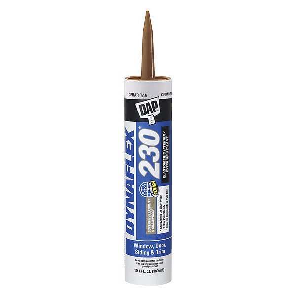 Indoor & Outdoor Sealant, 10.1 oz, Cartridge, Cedar Tan, Acrylic Polymer Base