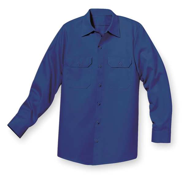Long Sleeved Shirt, Nvy, 65 per PET/35 Ctn, XL