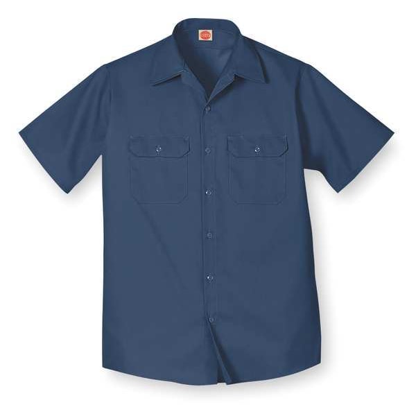 Shrt Slv Shrt, Nvy, 65 per PET/35 Ctn, 2XL