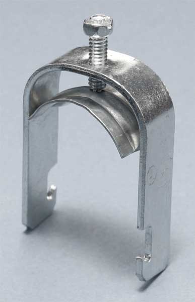 Conduit Clamp, 1/2 In EMT, Silver