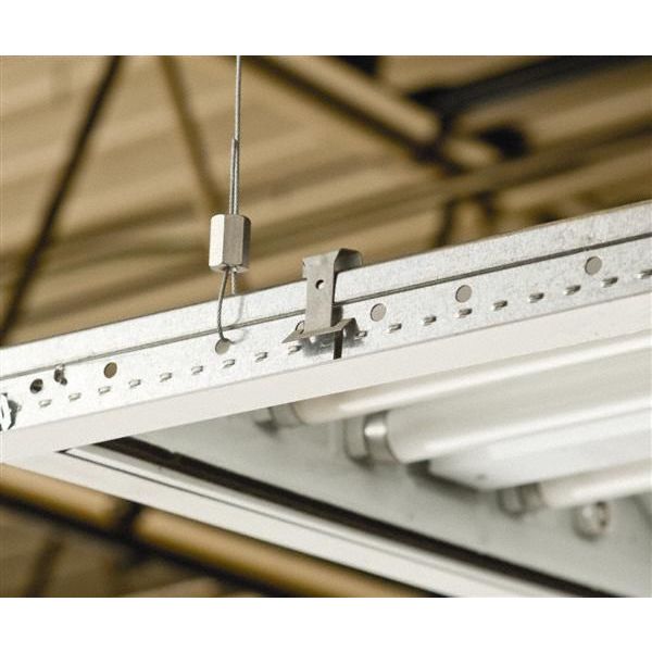 Clip, F/Troffer Fixture & T-Grid Ceiling