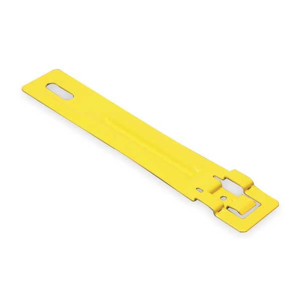 Drop Wire Clip, Steel, Yellow Paint