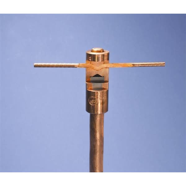 Ground Rod Connector, Hammer Lock, Copper