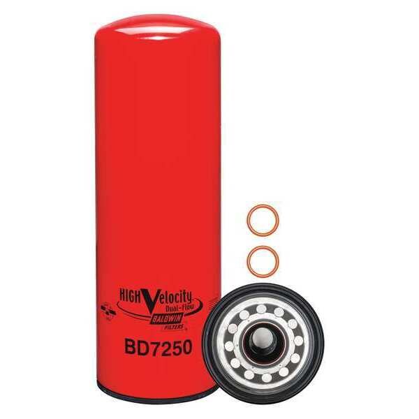 Oil Fltr, Spin-On, High Velocity, Dual-Flow