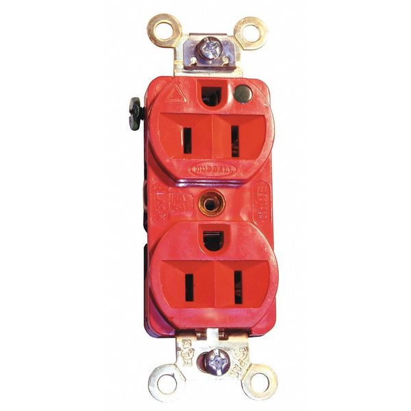 15A Duplex Receptacle 125VAC 5-15R RD
