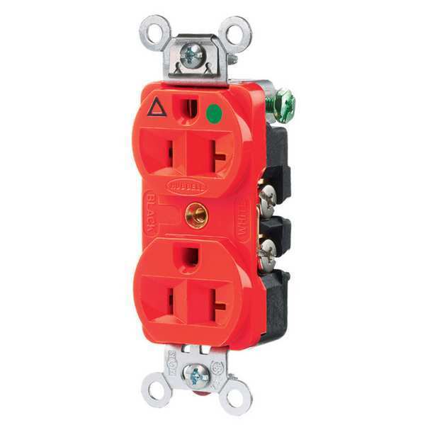 20A Duplex Receptacle 125VAC 5-20R RD