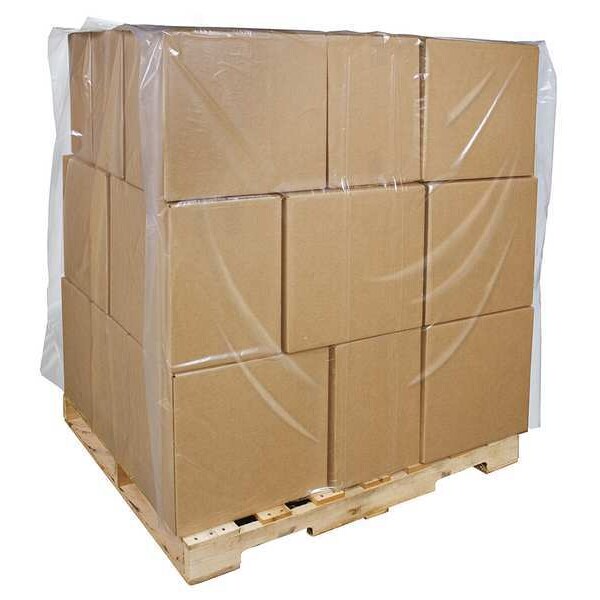3 mil Clear Pallet Cover, 55 in W, 45 in D, 97 in L