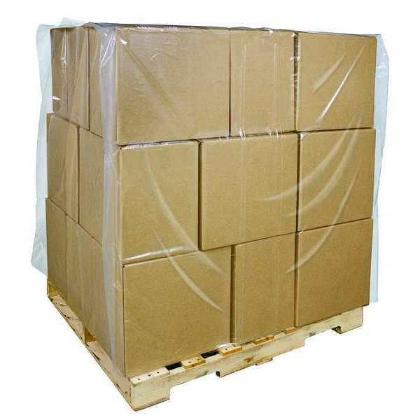 3 mil Clear Pallet Cover, 55 in W, 45 in D, 73 in L
