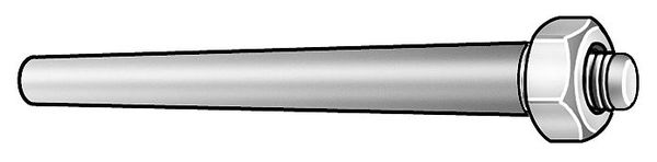 Taper Pin, Threaded, 18-8, 5/16-24x1 23/32