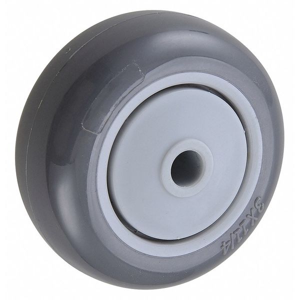 Caster Wheel, 3/8 in. Bore Dia., 300 lb.