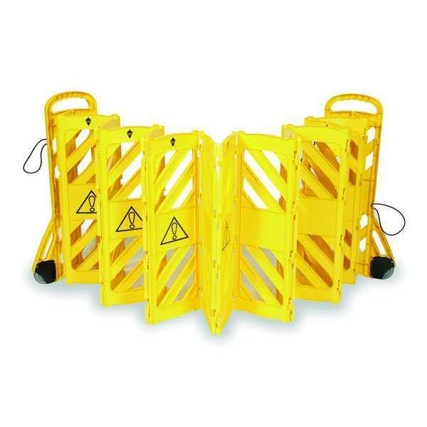 Portable Barricade, 16 Panel, 13 ft.