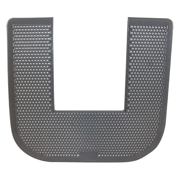 Black/Orange Mini-Diamond Studded Top Toilet Floor Mat 23