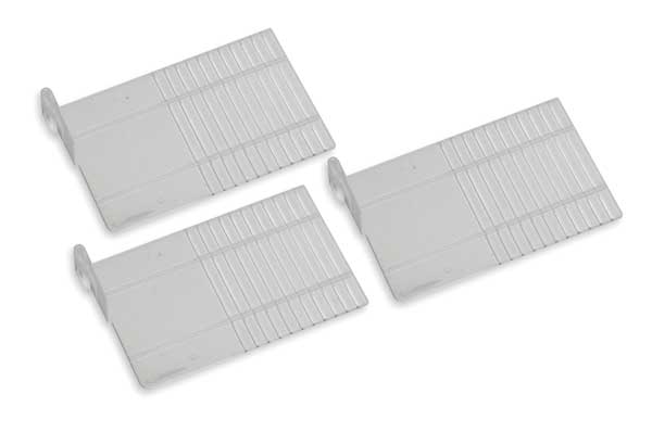Short Drawer Dividers, 6 In. H, Clear, PK3