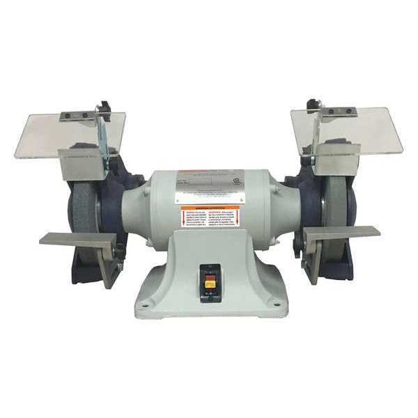 Bench Grinder, 7 in Max. Wheel Dia, 3/4 in Max. Wheel Thickness, 36/60 Grinding Wheel Grit