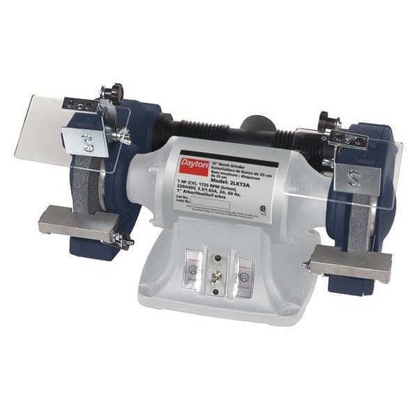 Bench Grinder, 10 in Max. Wheel Dia, 1 in Max. Wheel Thickness, 36/60 Grinding Wheel Grit