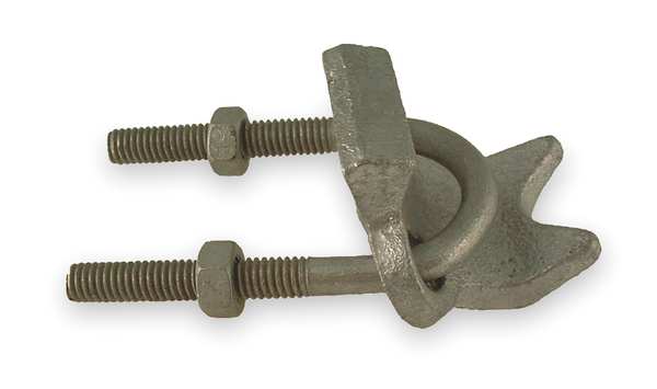 Right Angle Conduit Clamp, Malleable Iron